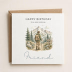 Personalised Walking Theme Birthday Card for Husband, Dad, Grandad, Son,  Uncle, Brother etc