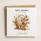 Personalised Autumn Theme Birthday Card for Son, Brother, Sister, Daughter & Friend etc