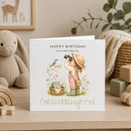 Personalised Birds Theme Birthday Card for Daughter, Granddaughter, Sister etc