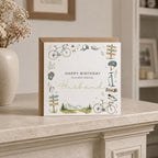 Personalised Cycling Theme Birthday Card for Husband, Dad, Grandad, Son,  Uncle, Brother etc