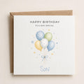 Personalised Birthday Theme Birthday Card for Son, Grandson, Brother etc