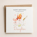 Personalised Cocktail Theme Birthday Card for Wife, Mum, Grandma, Daughter, Auntie, Sister etc