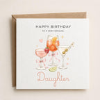 Personalised Cocktail Theme Birthday Card for Wife, Mum, Grandma, Daughter, Auntie, Sister etc