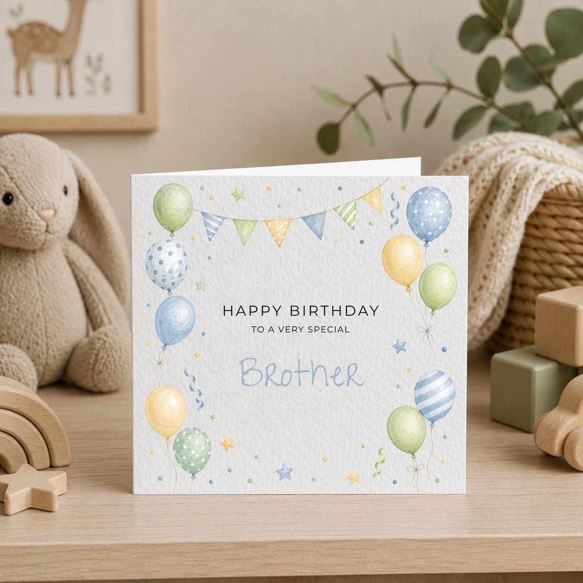 Personalised Birthday Theme Birthday Card for Son, Grandson, Brother etc