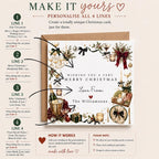 Personalised Christmas Card | Vintage Festive Greeting | Luxury Xmas Keepsake | Completely Customisable | Christmas After Dark
