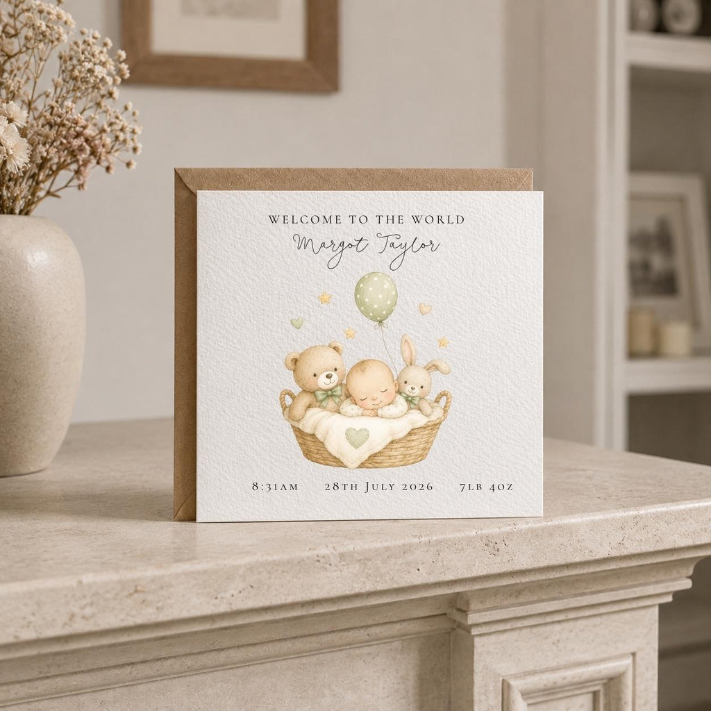 Personalised New Baby Card
