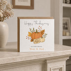 Personalised Thanksgiving Theme Greetings Card, Completely Customizable