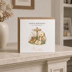 Personalised Walking Theme Birthday Card for Wife, Mum, Grandma, Daughter, Auntie, Sister etc