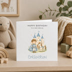 Personalised Prince Theme Birthday Card for Son, Grandson, Brother etc