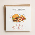 Personalised Pizza Theme Birthday Card for Husband, Dad, Grandad, Son,  Uncle, Brother etc