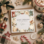 Personalised Christmas Card for Children | Vintage Post / Letters To Santa Theme
