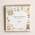 Personalised Sweets Theme Birthday Card for Son, Grandson, Brother etc