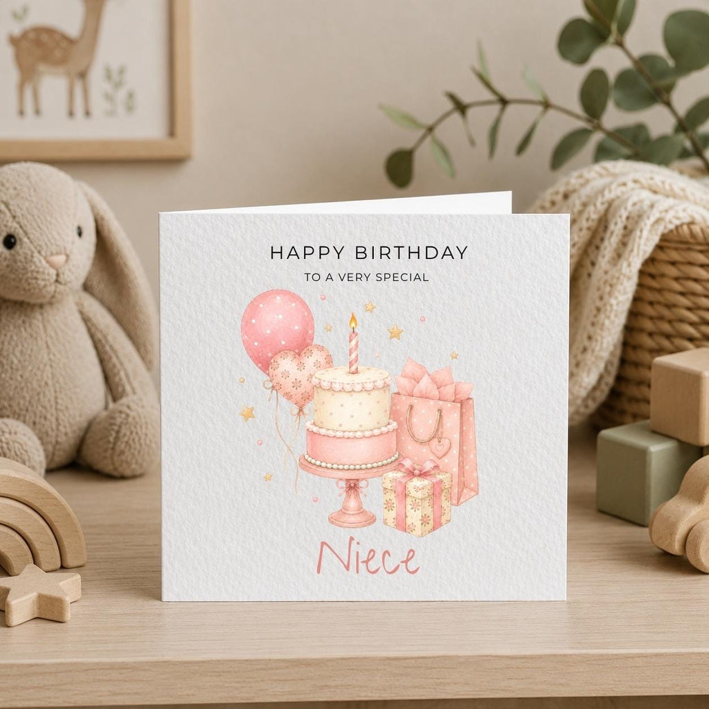 Personalised Birthday Theme Birthday Card for Daughter, Granddaughter, Sister etc