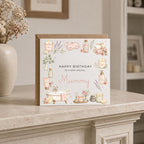 Personalised Spa Theme Birthday Card for Wife, Mum, Grandma, Daughter, Auntie, Sister etc