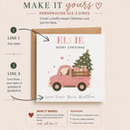 Personalised Christmas Card | For Children | Completely Customisable | Festive Children's Greetings Card