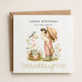 Personalised Birds Theme Birthday Card for Daughter, Granddaughter, Sister etc