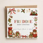Personalised Christmas Card | For Children | Completely Customisable | Festive Children's Greetings Card