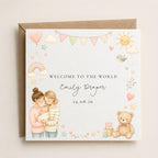 Personalised Mum & Mum New Baby Card
