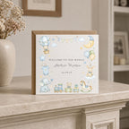 Personalised New Baby Boy Card