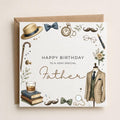Personalised Gent Theme Birthday Card for Husband, Dad, Grandad, Son,  Uncle, Brother etc
