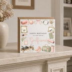 Personalised Pilates Theme Birthday Card for Wife, Mum, Grandma, Daughter, Auntie, Sister etc