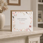 Personalised Hairdresser Theme Birthday Card for Wife, Mum, Grandma, Daughter, Auntie, Sister etc