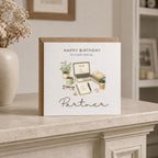 Personalised Office Theme Birthday Card for Husband, Dad, Grandad, Son,  Uncle, Brother etc