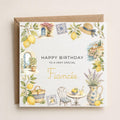 Personalised Lemons Theme Birthday Card for Wife, Mum, Grandma, Daughter, Auntie, Sister etc