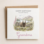 Personalised Lake District Theme Birthday Card for Wife, Mum, Grandma, Daughter, Auntie, Sister etc
