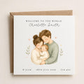 Personalised Mum & Dad New Baby Card