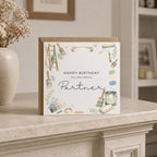 Personalised Painter Theme Birthday Card for Husband, Dad, Grandad, Son,  Uncle, Brother etc