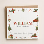 Personalised Christmas Card | For Children | Completely Customisable | Festive Children's Greetings Card