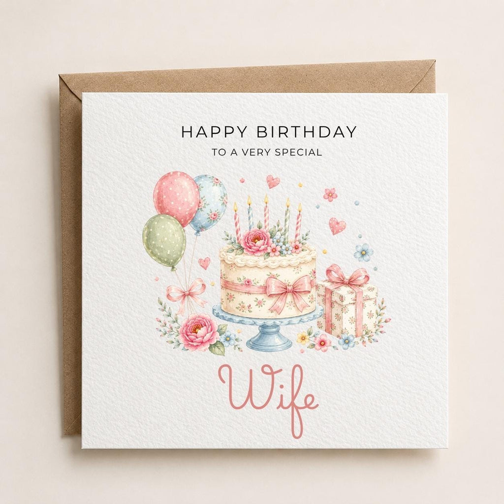 Personalised Birthday Theme Birthday Card for Wife, Mum, Grandma, Daughter, Auntie, Sister etc