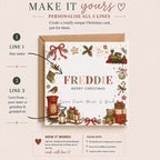 Personalised Christmas Card | For Children | Completely Customisable | Festive Children's Greetings Card
